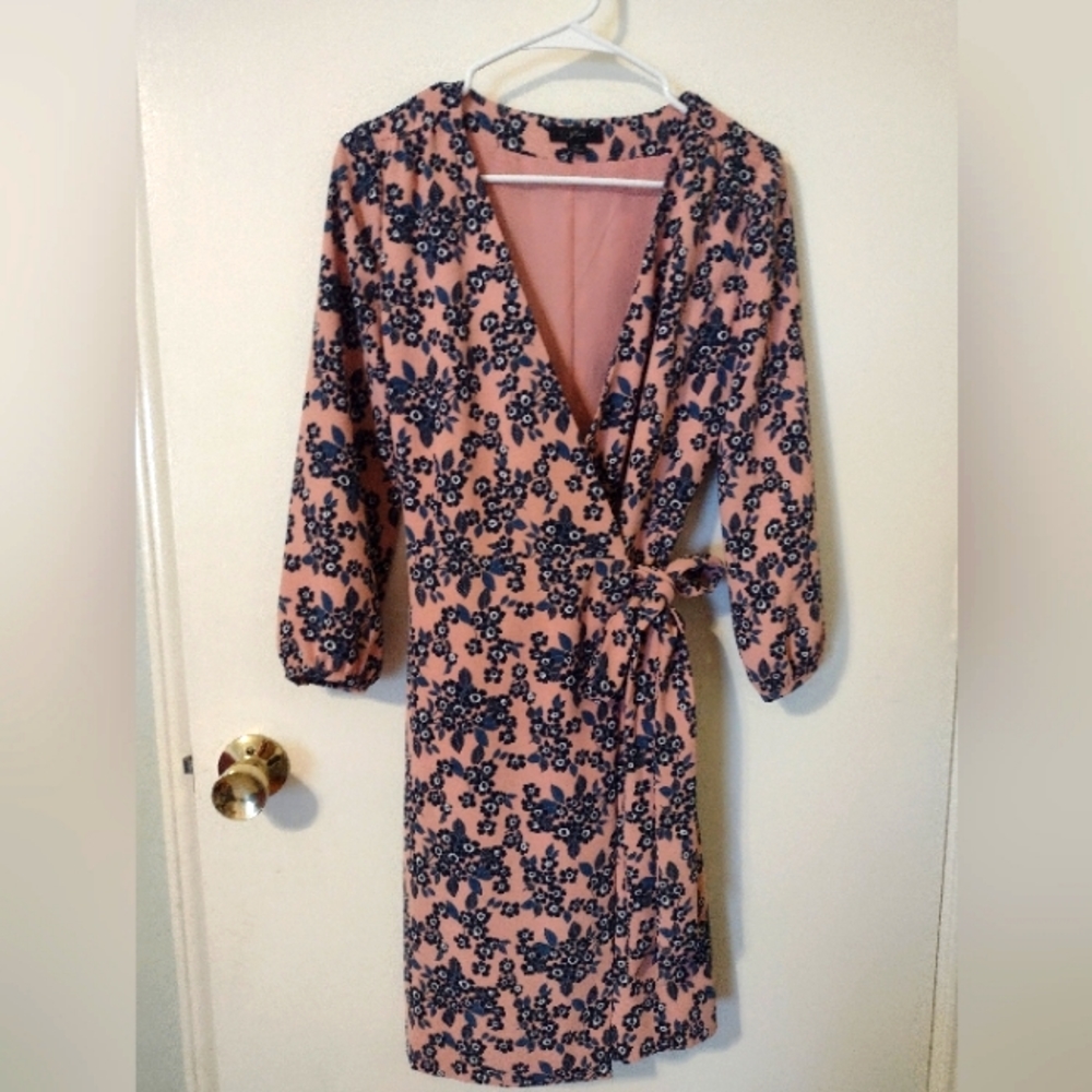 J. Crew Pink Wrap Dress - Size 00